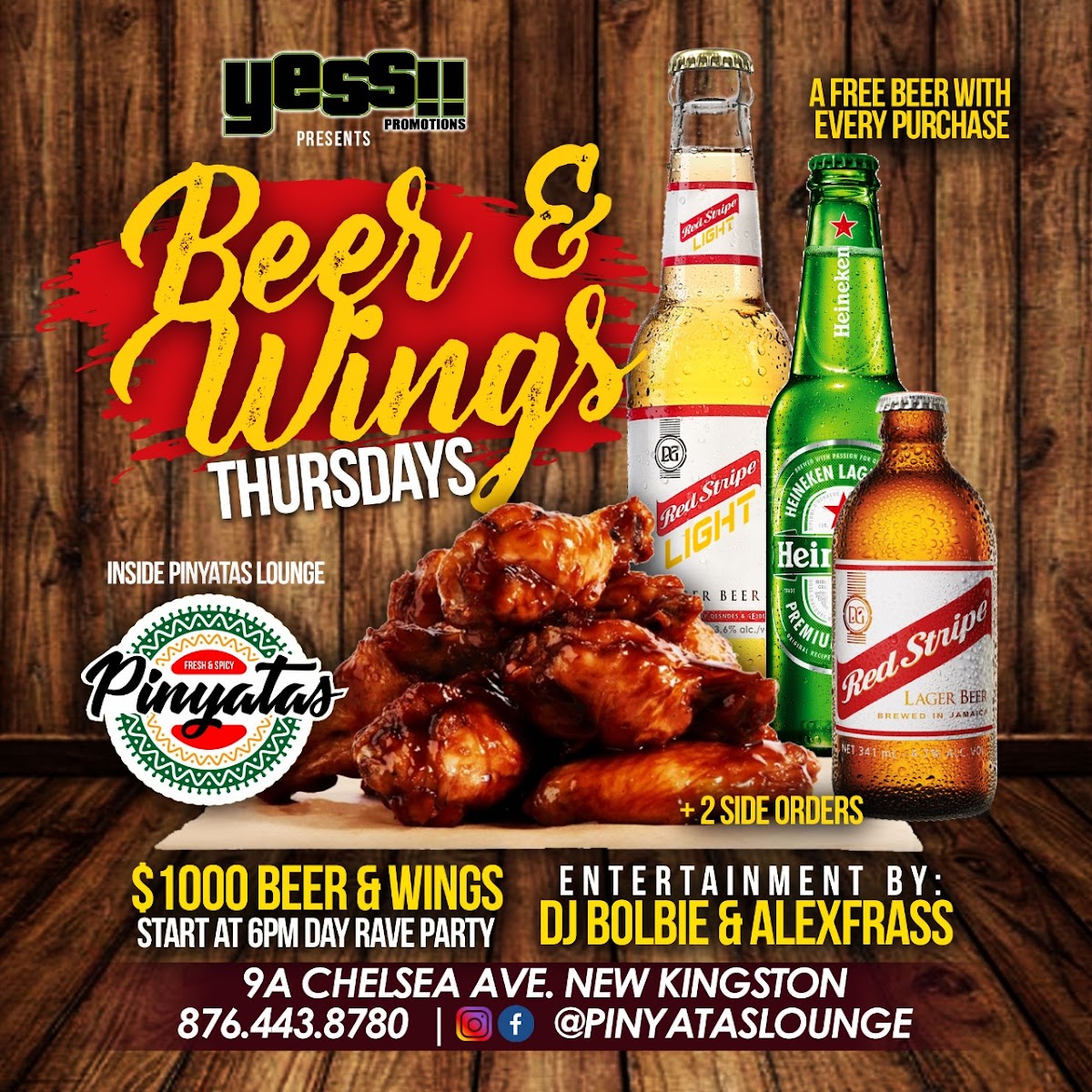 Menu Pinyatas Lounge Restaurant, Bar & Jerk Center-10