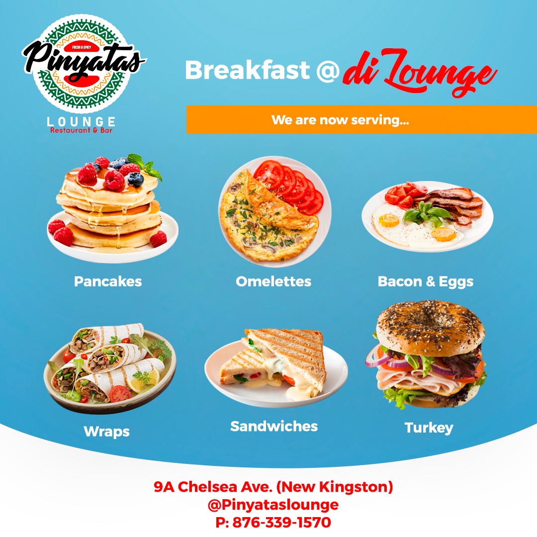 Menu Pinyatas Lounge Restaurant, Bar & Jerk Center-3